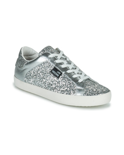 Baskets basses femmes Love Moschino JA15542G0E Argenté