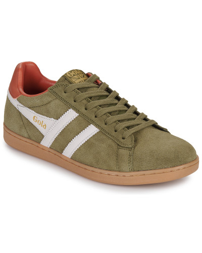 Baskets basses hommes Gola Equipe II Suede Kaki