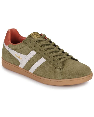 Baskets basses hommes Gola Equipe II Suede Kaki