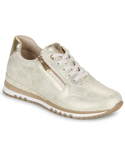 Baskets basses femmes Marco Tozzi - Doré