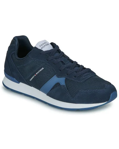 Baskets basses hommes Tommy Hilfiger RUNNER ICON MIX Bleu