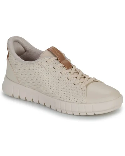 Baskets basses femmes Geox D FLEXTRIDE PLUS Beige