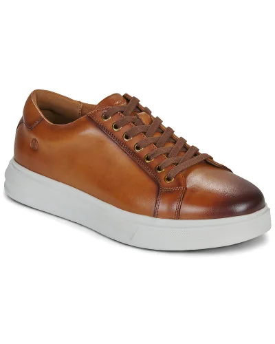 Baskets basses hommes Clarks GOSWELL TIE Marron