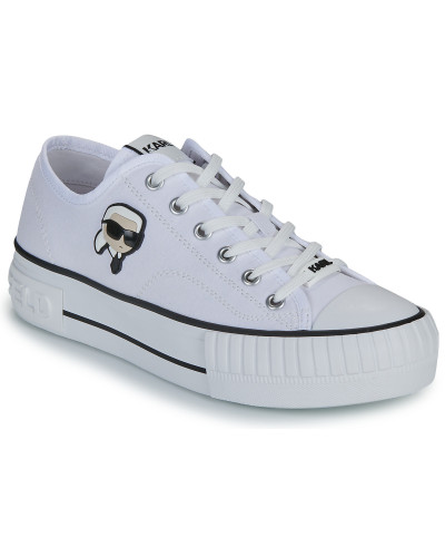 Baskets basses femmes Karl Lagerfeld KAMPUS MAX NFT Patch Lo Lace Blanc