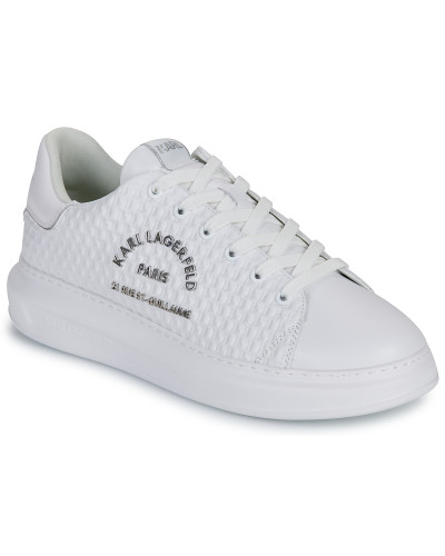 Baskets basses hommes Karl Lagerfeld KAPRI MENS KL Microgram Lo Blanc