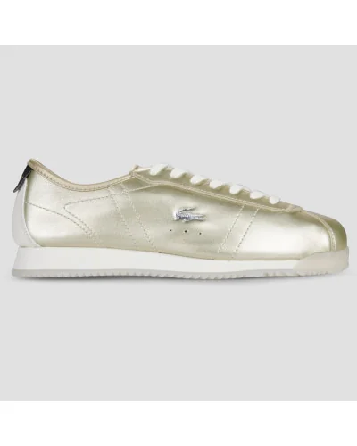Baskets basses femmes Lacoste CLUB LOW Doré