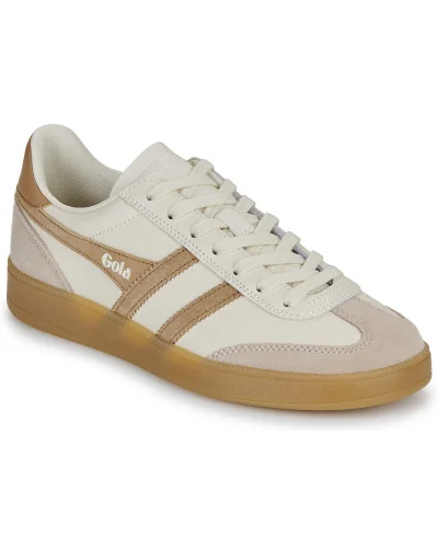 Baskets basses femmes Gola Viper Leather Beige