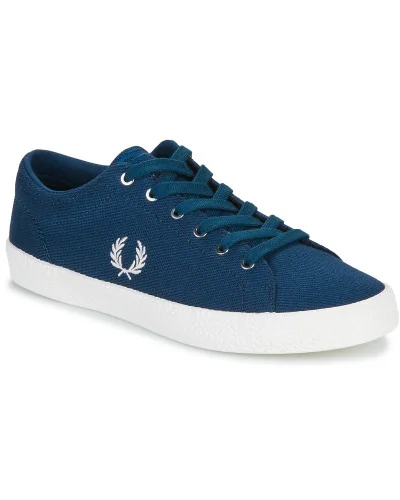Baskets basses hommes Fred Perry BASELINE HEAVY TWILL Bleu