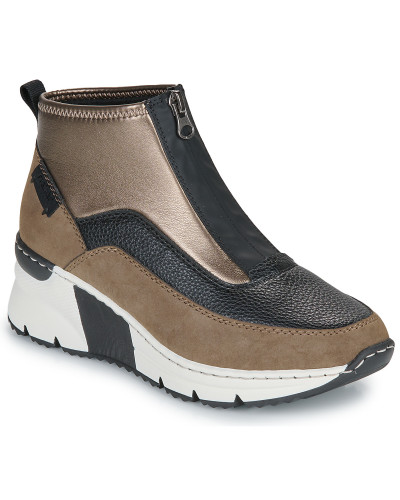 Baskets montantes femmes Rieker N6352-25 Beige