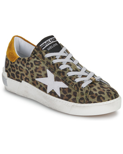 Baskets basses femmes Meline 328NKC-173 Marron