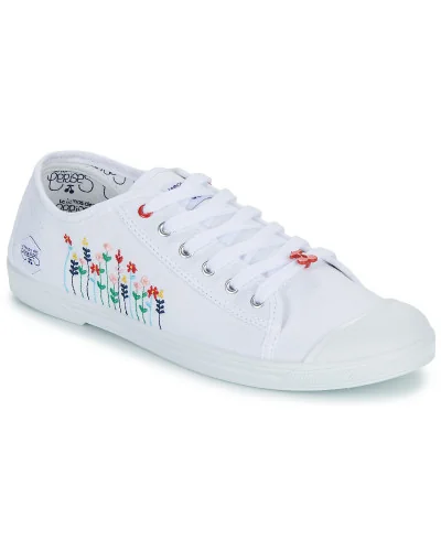 Baskets basses femmes Le Temps des Cerises BASIC 02 Blanc