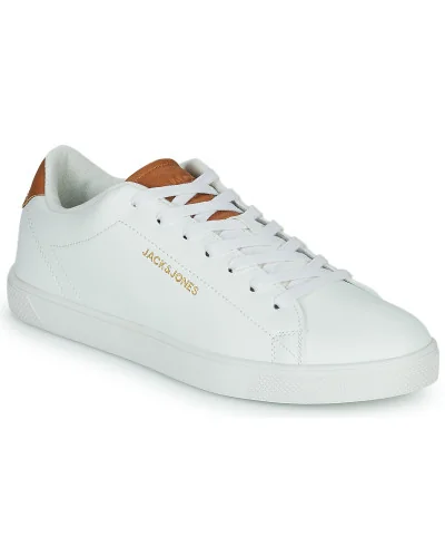 Baskets basses hommes Jack & Jones JFWBOSS PU SNEAKER Blanc