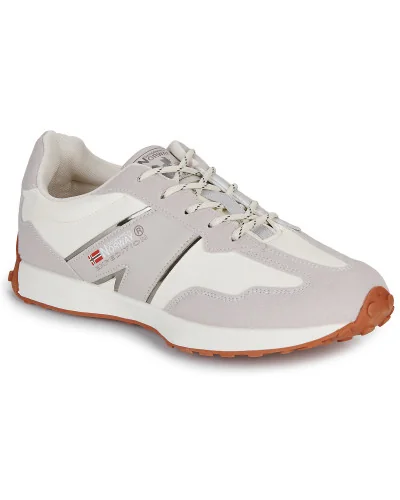 Baskets basses hommes Geographical Norway OBELIN Beige