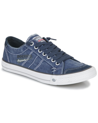 Baskets basses hommes Dockers by Gerli 30ST027 Bleu