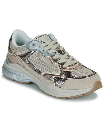 Baskets basses femmes Pepe jeans DAVE MINERAL W Beige