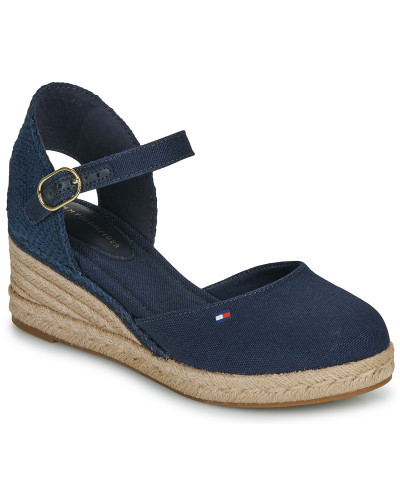 Baskets basses femmes Tommy Hilfiger MID WEDGE ESPAD CLOSED TOE Bleu