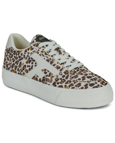 Baskets basses femmes Faguo WALNUT PLATFORM Marron