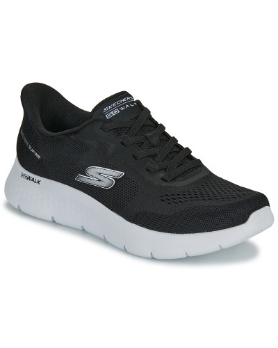 Baskets basses hommes Skechers GO WALK FLEX NETRO SLIP-INS Noir