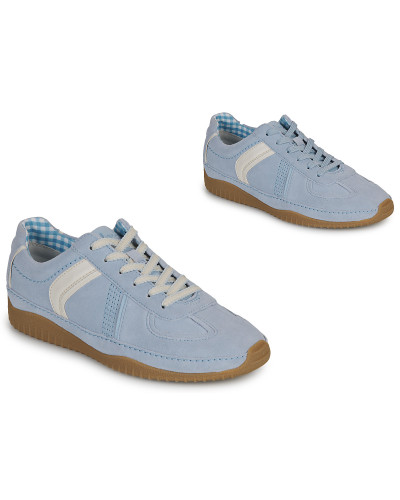 Baskets basses femmes Clarks Meridor Lo Bleu