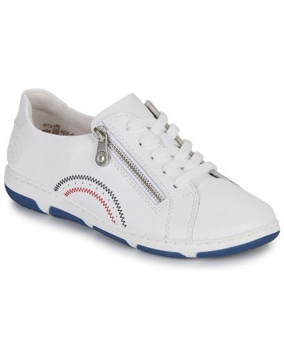 Baskets basses femmes Rieker 42424-80 Blanc