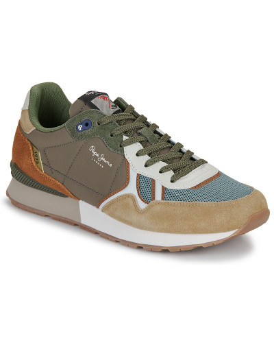 Baskets basses hommes Pepe jeans BRIT MUST M Marron