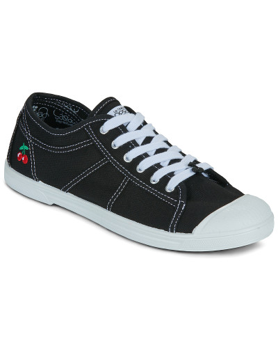 Baskets basses femmes Le Temps des Cerises BASIC 02 Noir