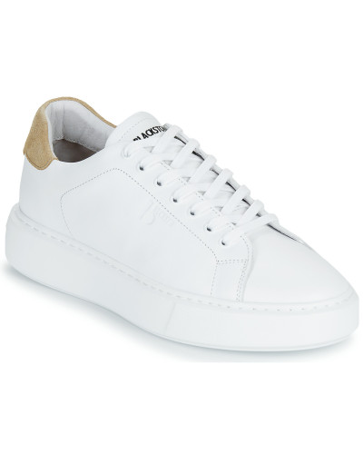 Baskets basses femmes Blackstone FL728-WHITE-SOUL Blanc