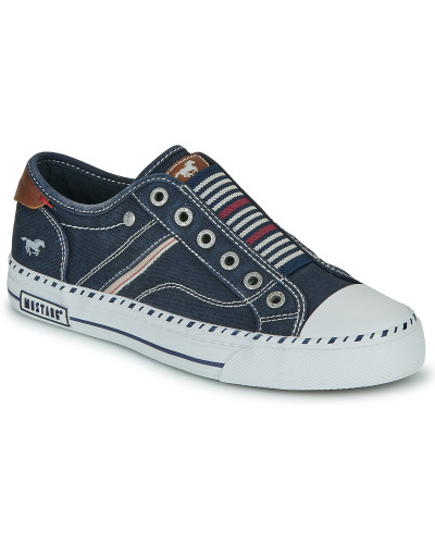 Baskets basses femmes Mustang - Marine