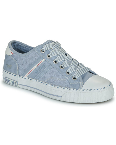 Baskets basses femmes Mustang - Bleu