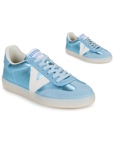 Baskets basses femmes Victoria BERLIN METAL Bleu