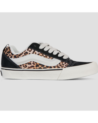 Baskets basses femmes Vans Knu Skool BLACK/LEOPARD Noir
