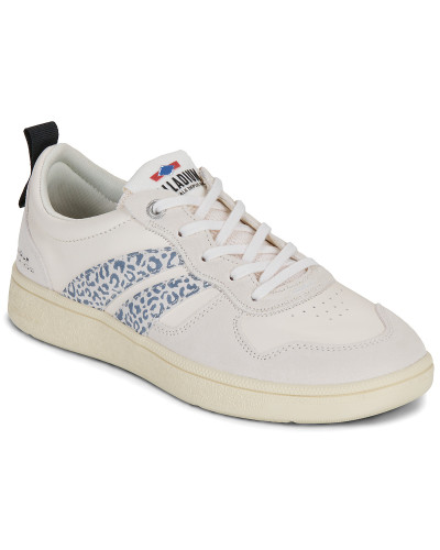 Baskets basses femmes Palladium PALLACUP FLAME LTH Blanc