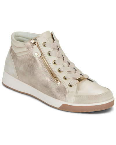 Baskets montantes femmes Ara ROM-ST-HIGH-SOFT Doré