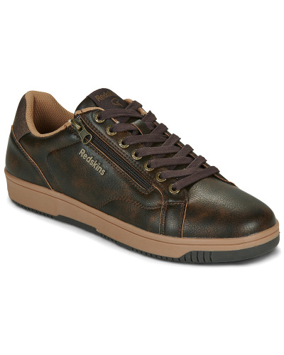 Baskets basses hommes Redskins GOBAT Marron