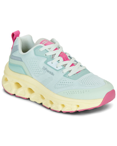 Baskets basses femmes D.Franklin AERO 401 Vert