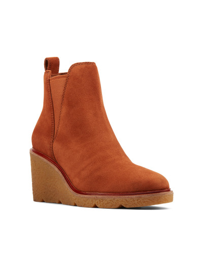 Bottines femmes Clarks - Marron