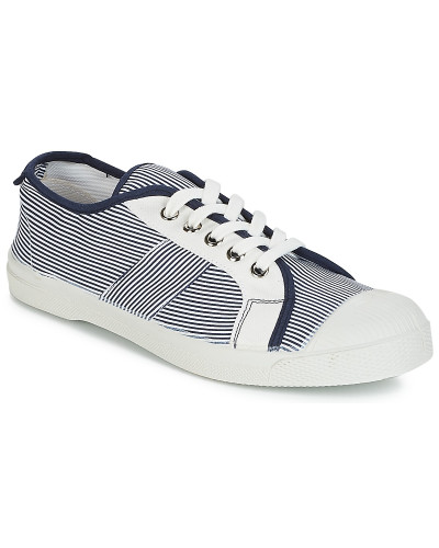 Baskets basses femmes Bensimon TENNIS FINES RAYURES Bleu