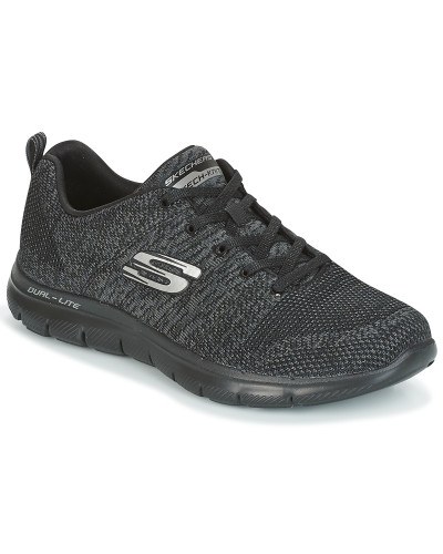 Baskets basses femmes Skechers FLEX APPEAL HIGH ENERGY Noir