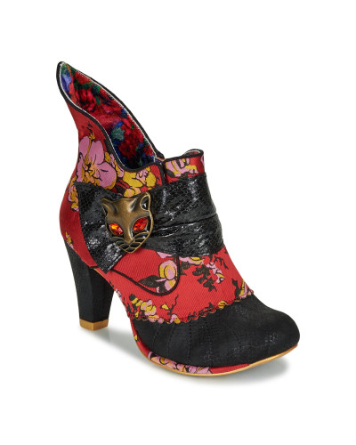 Bottines femmes Irregular Choice MIAOW Rouge