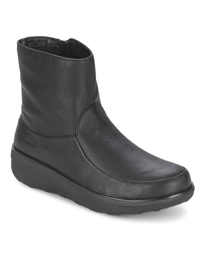 Bottines femmes FitFlop LOAFF SHORTY ZIP BOOT Noir