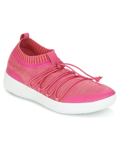 Baskets basses femmes FitFlop UBERKNITW SLIP-ON GRILLE SNEAKERS Rose