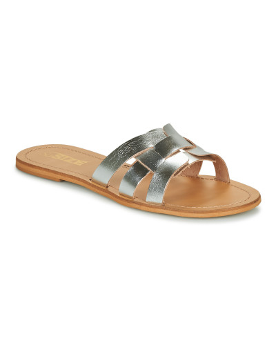 Mules femmes So Size MELINDA Argenté