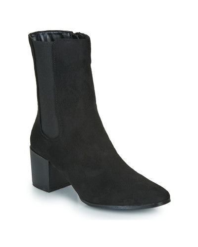 Bottines femmes Spot on F51128 Noir