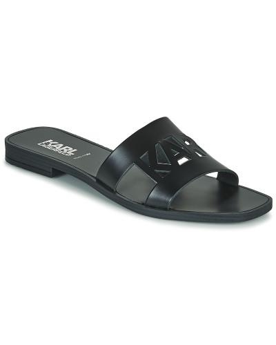 Mules femmes Karl Lagerfeld SKOOT II KARL KUT-OUT Noir