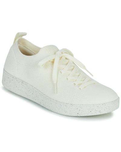 Baskets basses femmes FitFlop RALLY e01 MULTI-KNIT TRAINERS Blanc