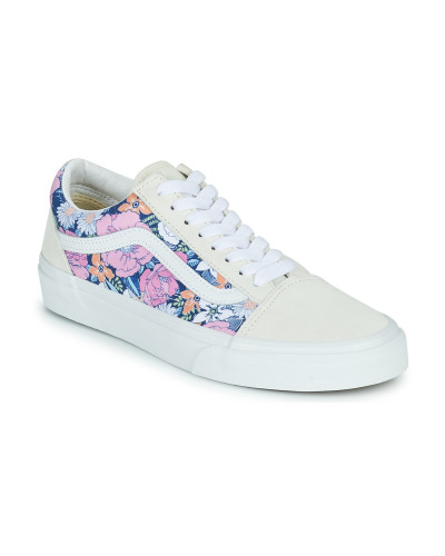 Baskets basses femmes Vans OLD SKOOL Blanc