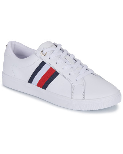 Baskets basses femmes Tommy Hilfiger CORP WEBBING SNEAKER Blanc