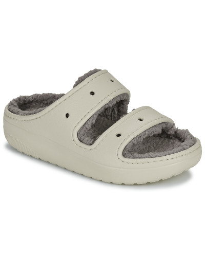 Mules femmes Crocs CLASSIC COZZZY SANDAL Beige