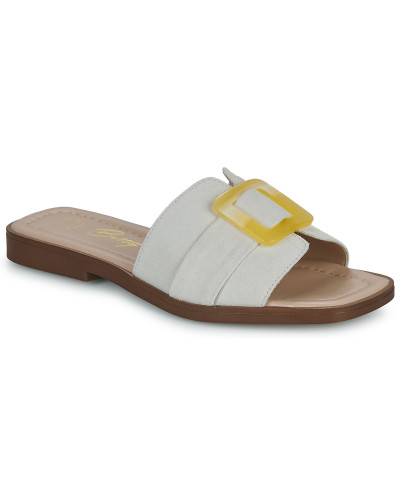 Mules femmes Betty London CAPUCINE Blanc