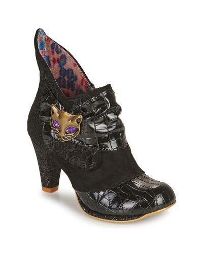 Bottines femmes Irregular Choice MIAOW Gris